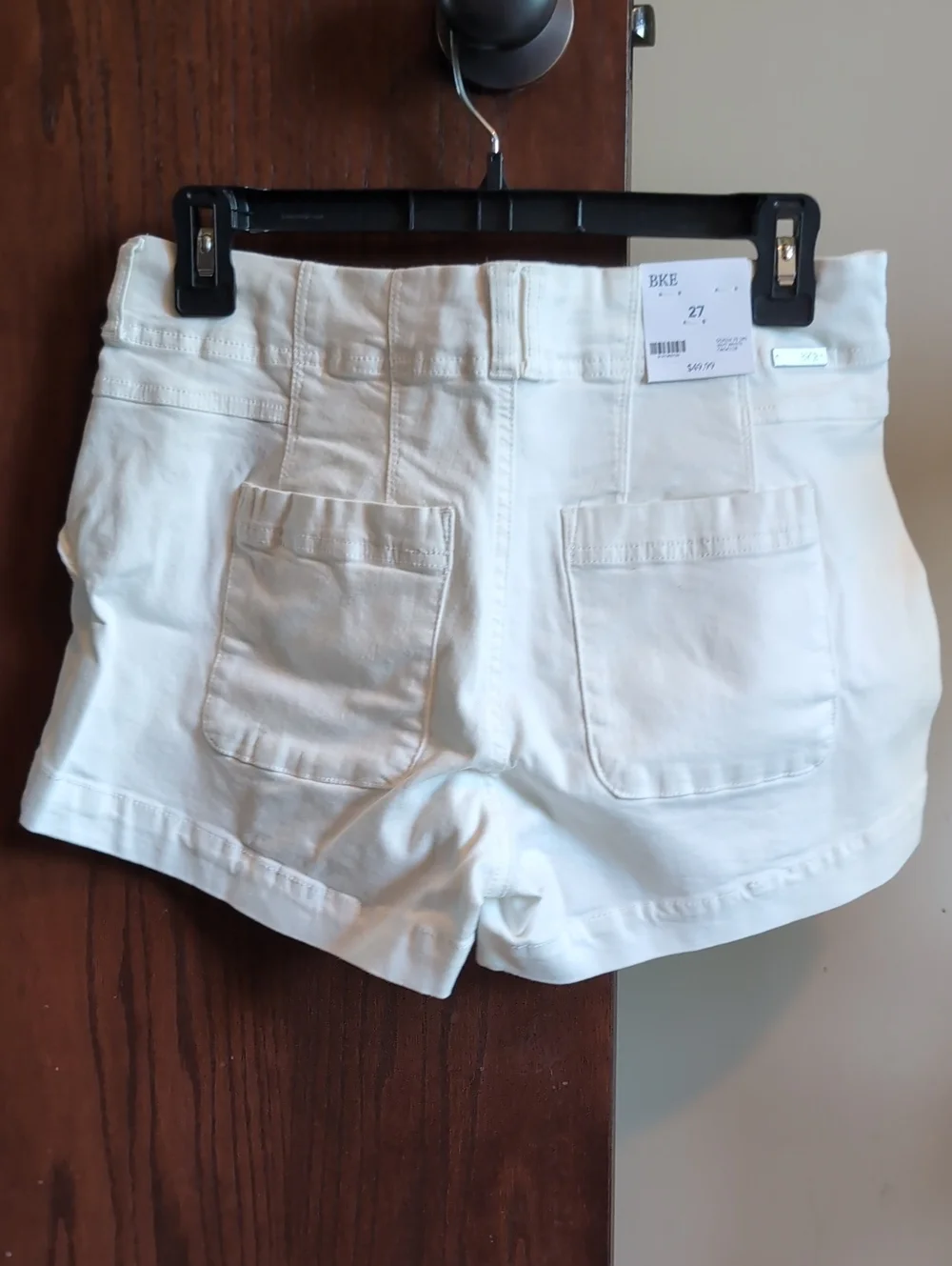 BKE White Denim Jean Shorts